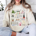 Christmas Songs Lyrics Sweatshirt, Merry Swiftmas Shirt, Christmas Holliday Tee, Boxing Day Gift, Spooky Era Shirt, Music...