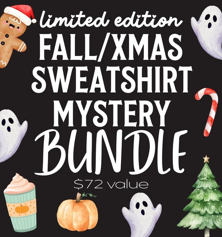 Limited Edition Fall/Christmas Sweatshirt Mystery Bundle T-Shirts, Hoodie | RetroVerseTees.com