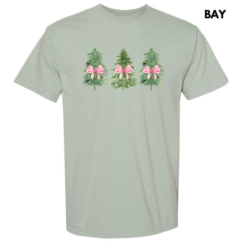Christmas Trio Trees Comfort Colors T-Shirt 'NLB' Hoodie, Sweatshirt | RetroVerseTees.com