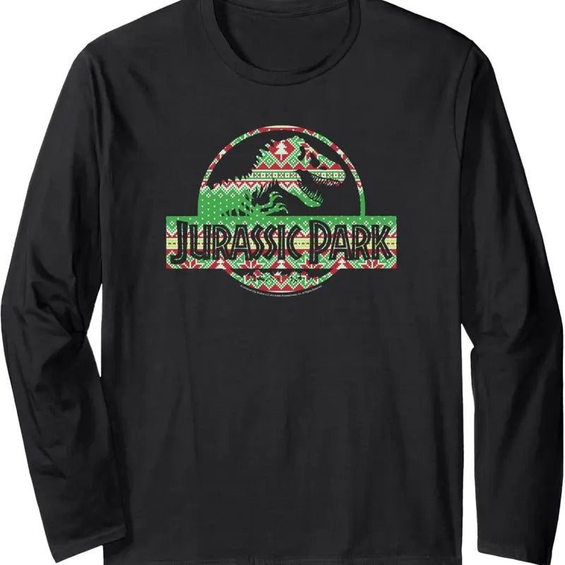 Christmas Ugly Sweater Logo Fill Long Sleeve T-Shirt Hoodie, Sweatshirt | RetroVerseTees.com