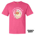 Christmas Vibes Retro Santa Comfort Colors T-Shirt Hoodie, Sweatshirt | RetroVerseTees.com