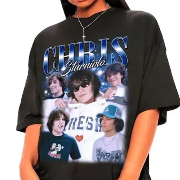 Christopher Sturniolo Vintage T-Shirt Chris Classic Retro T shirt Hoodie, Sweatshirt | RetroVerseTees.com