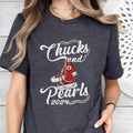 Chucks and Pearls Shirt, Kamala Harris Shirt, Madam President Shirt, Kamala Harris 2024 Shirt, Election 2024 Shirt,...