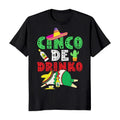 Cinco De Drinko Cinco De Mayo Batalla De Puebla Hispanic Heritage Mexican Funny T-Shirt Casual Classic Hoodie, Sweatshirt