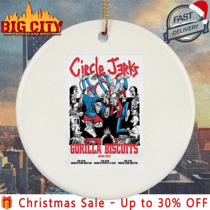 Circle Jerks Japan Tour 26 Poster shirt