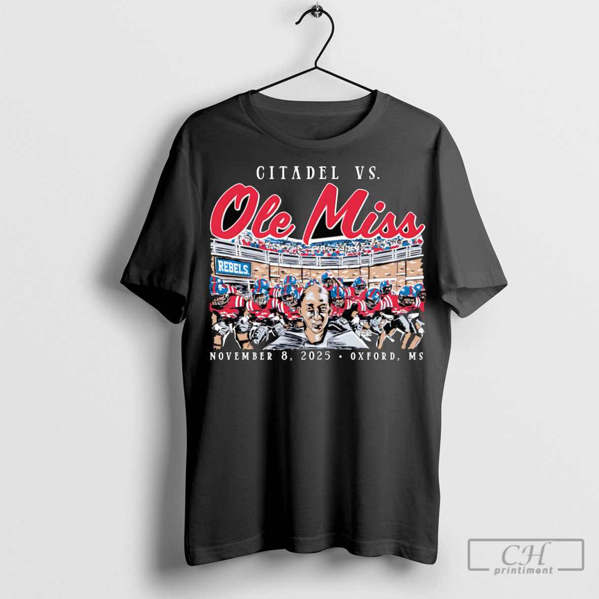Citadel Vs Ole Miss Game Day 2025 Shirt