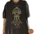 Clair Obscur Expedition 33 Elegant Gold Line Art Gamer Shirt, Cotton Unisex T-shirt, Crew Neck, Size S- 3XL, Menswear...