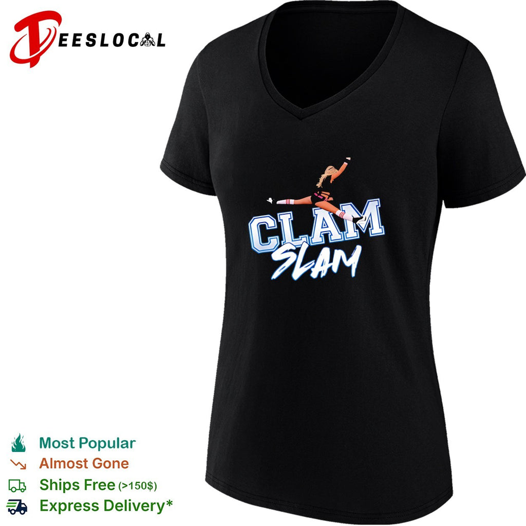 Clam slam cheerleader shirt