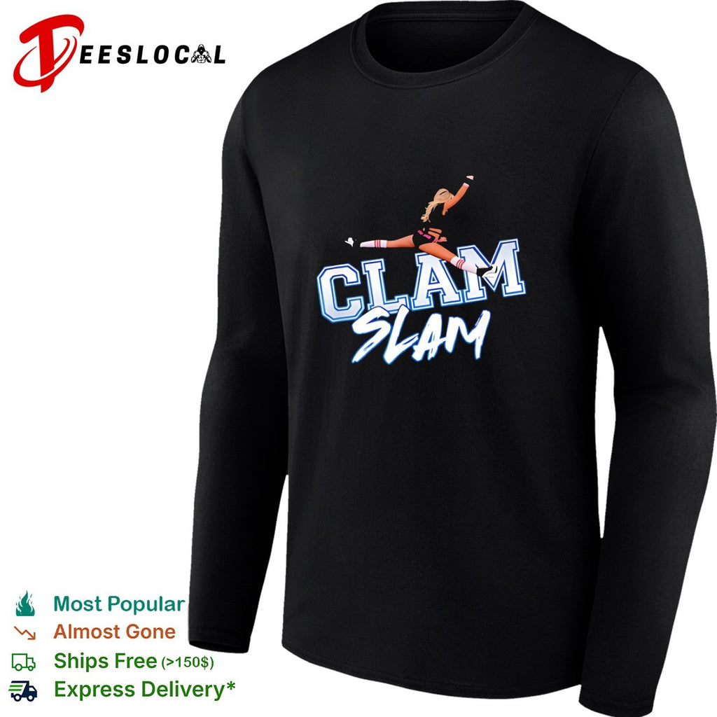 Clam slam cheerleader shirt