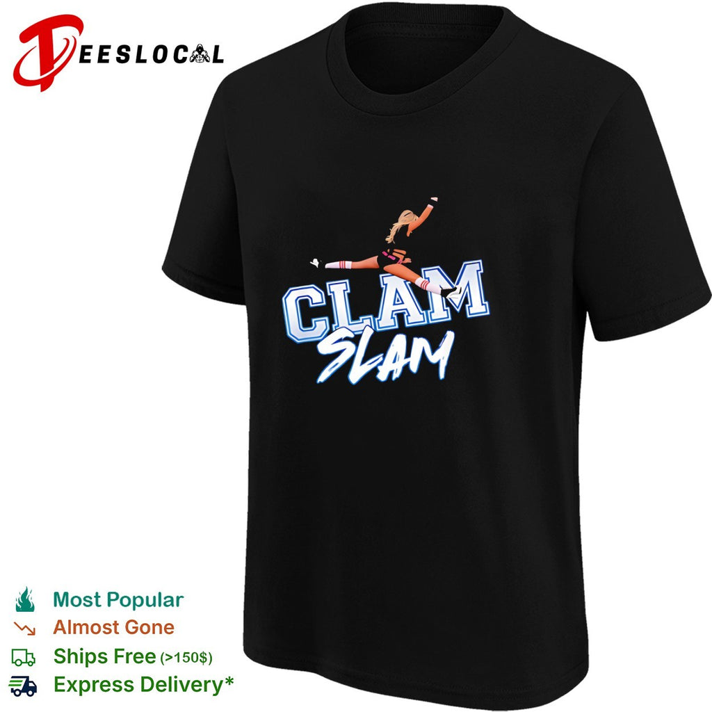 Clam slam cheerleader shirt