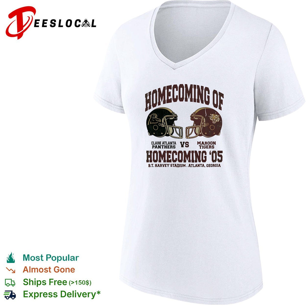 Clark Atlanta Panthers vs Maroon Tigers homecoming 2005 BT Harvey Stadium shirt