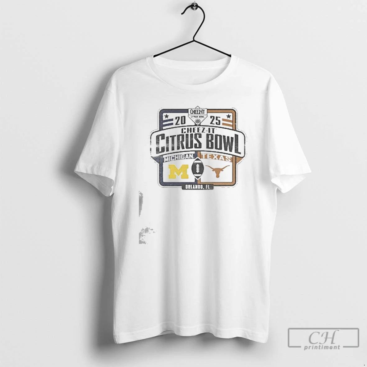 Classic 2025 Michigan Wolverines Vs Texas Longhorns 2025 Cheez It Citrus Bowl Game Dueling T-Shirts, Hoodie, Sweatshirt