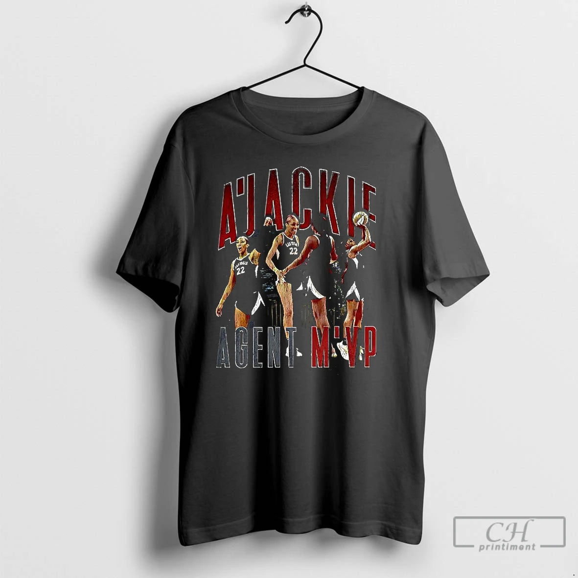 Classic Aja Wilson Las Vegas Aces Basketball Agent Mvp T Shirts Hoodie Longsleeve