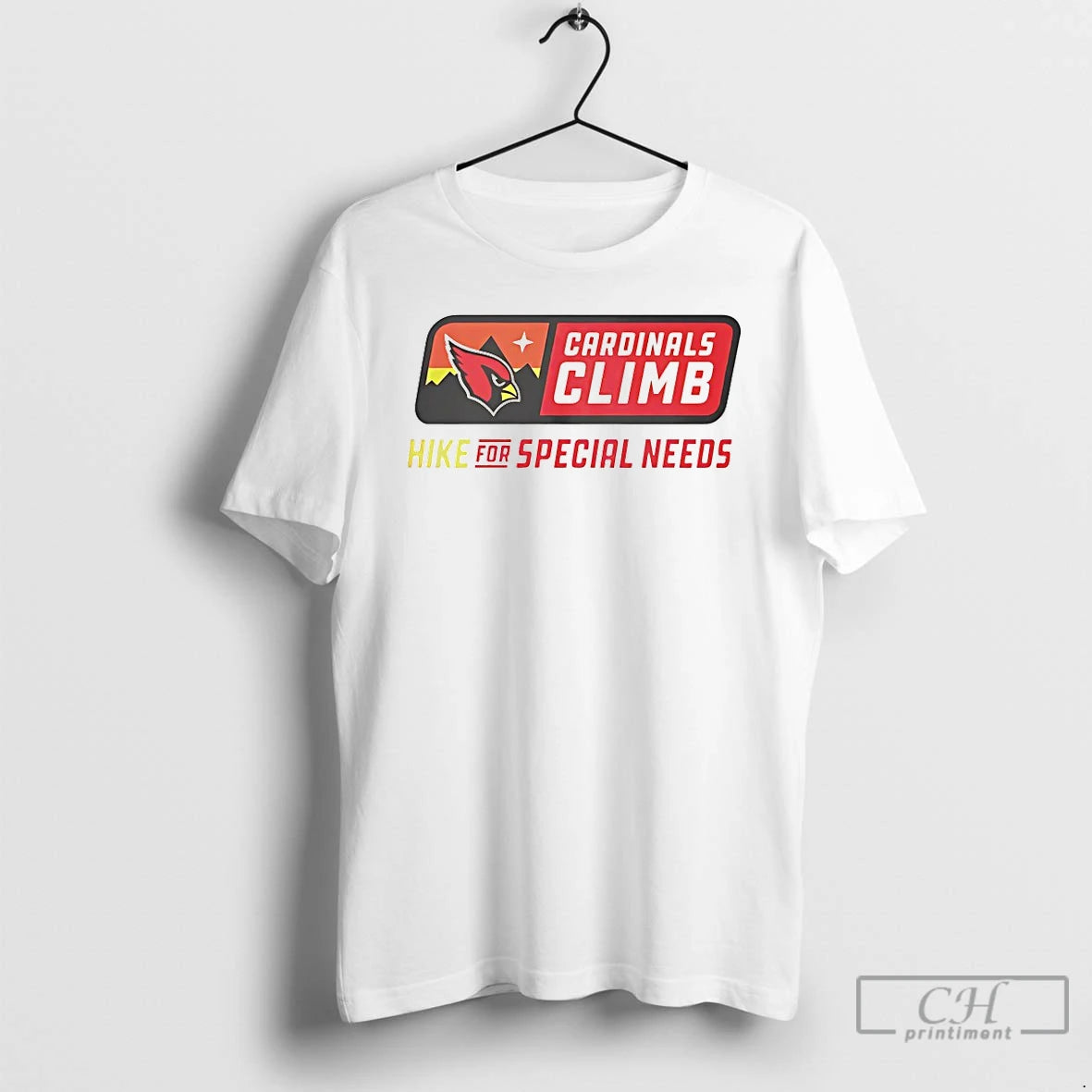 Classic Arizona Cardinals Climb Hike For Special Needs T-Shirts, Hoodie, Sweatshirt | RetroVerseTees.com