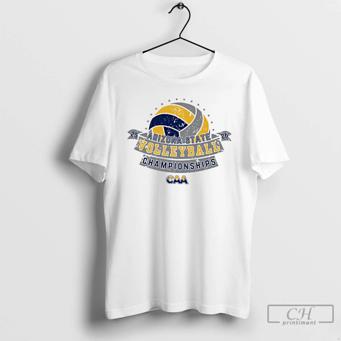 Classic Arizona State Volleyball 2025 2026 Caa State Championship T Shirts Hoodie Longsleeve