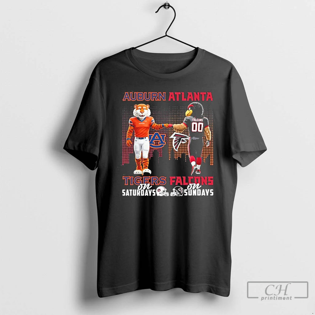 Classic Auburn Tigers On Saturdays X Atlanta Falcons On Sundays