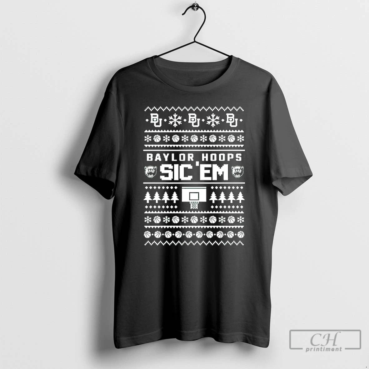 Classic Baylor Bears Hoops Sic Em Christmas T-Shirts, Hoodie, Sweatshirt | RetroVerseTees.com