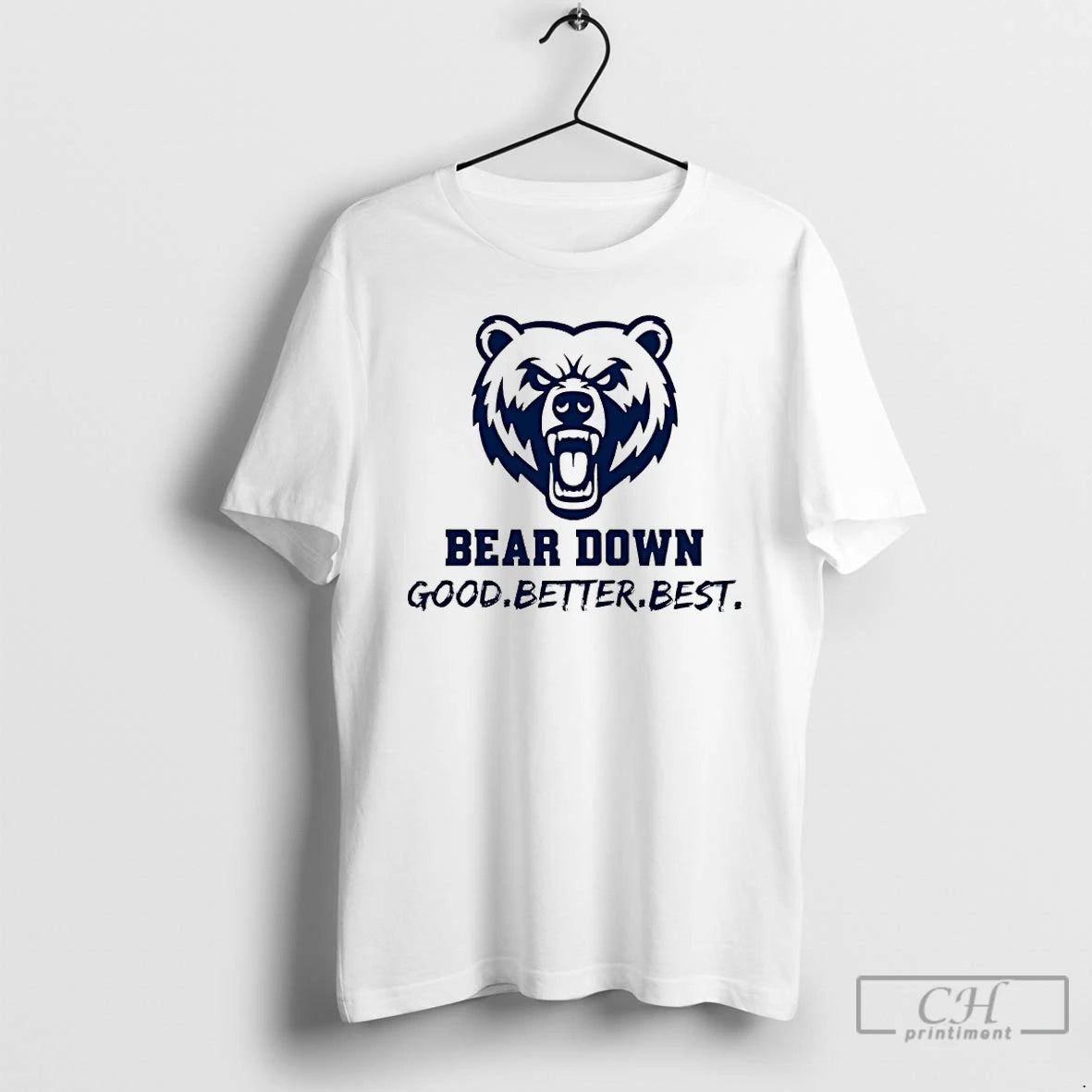 Classic Bear Down Good Better Best Chicago Bear Football T-Shirts, Hoodie, Sweatshirt | RetroVerseTees.com
