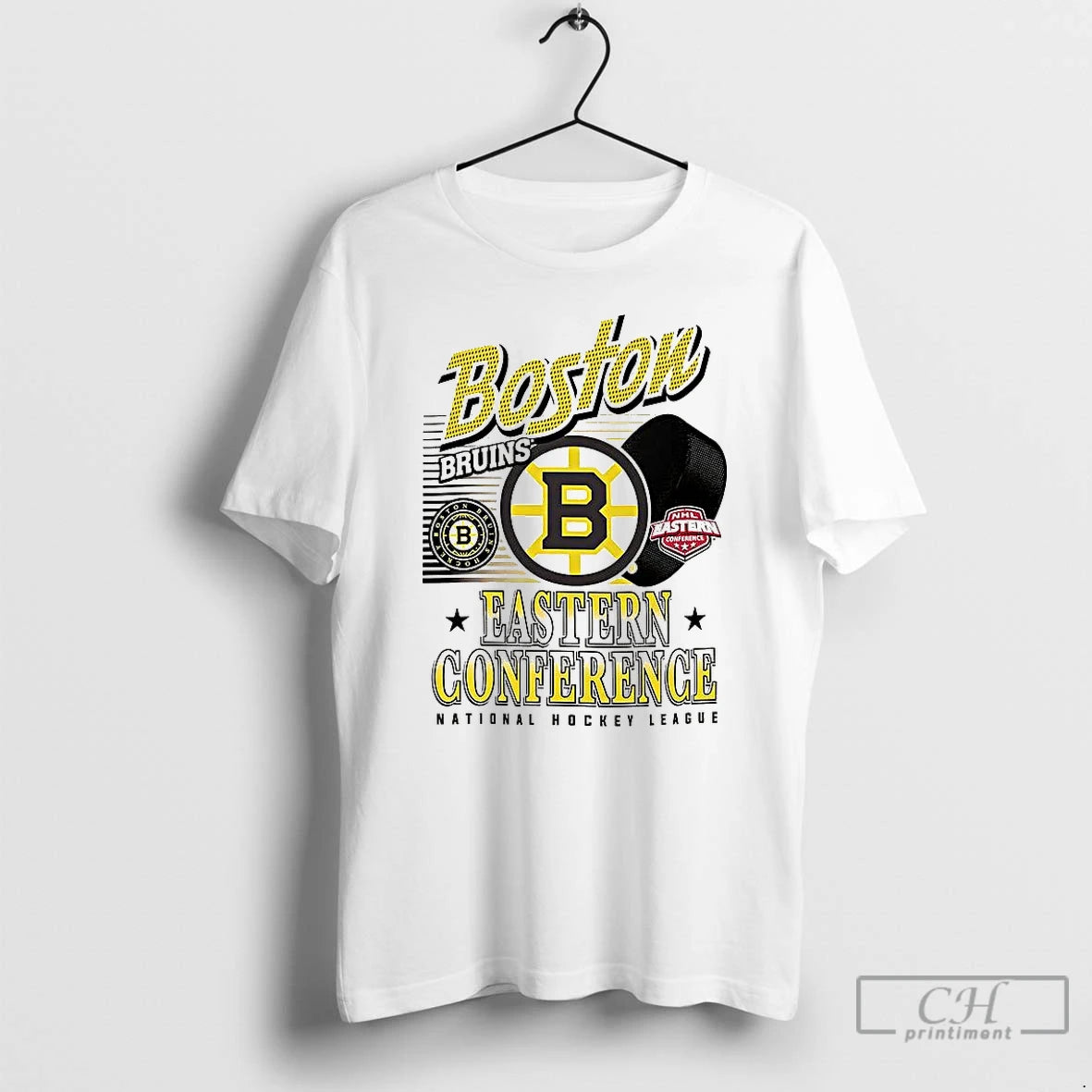 Classic Boston Bruins Nhl Eastern Conference Logo And Ball T-Shirts, Hoodie, Sweatshirt | RetroVerseTees.com