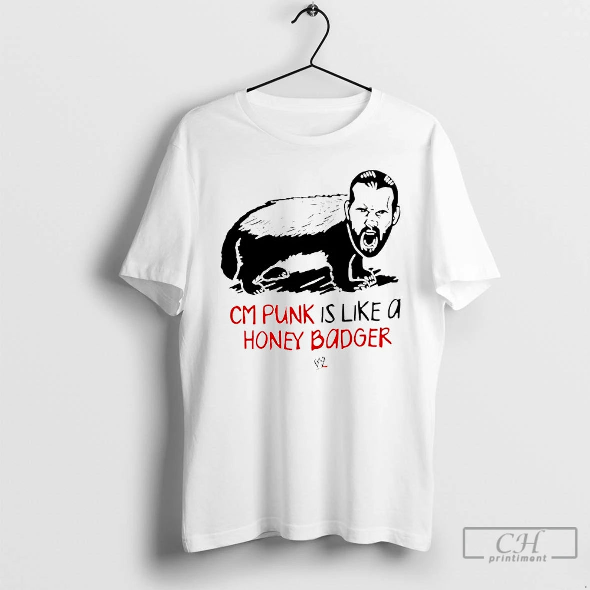 Classic Cm Punk Is Like A Honey Badger T-Shirts, Hoodie, Sweatshirt | RetroVerseTees.com