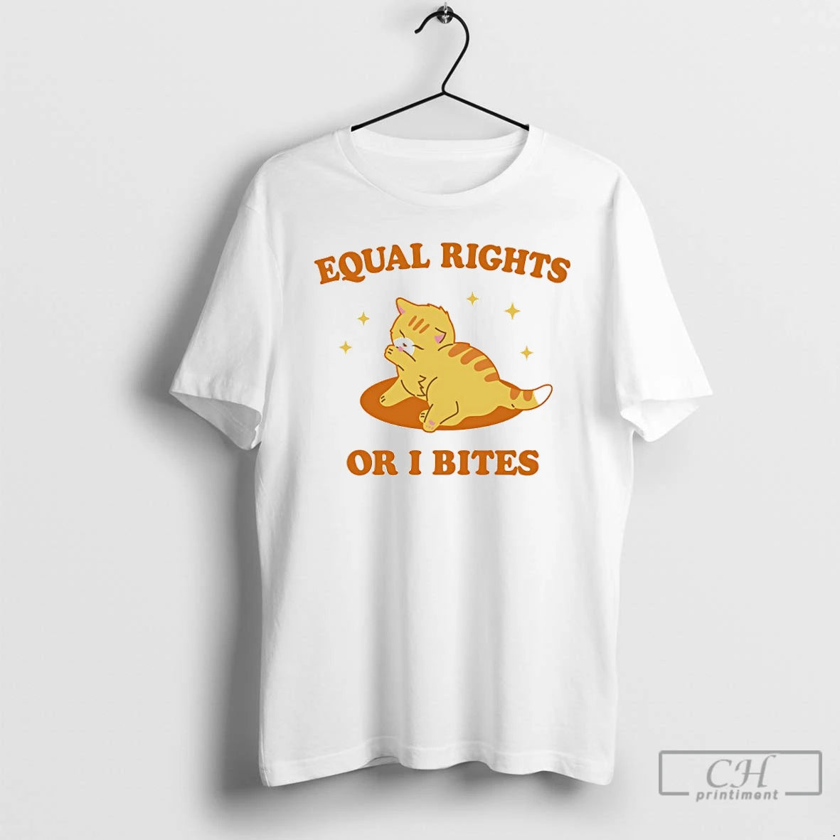Classic Cat Equal Rights Or I Bites T-Shirts, Hoodie, Sweatshirt | RetroVerseTees.com