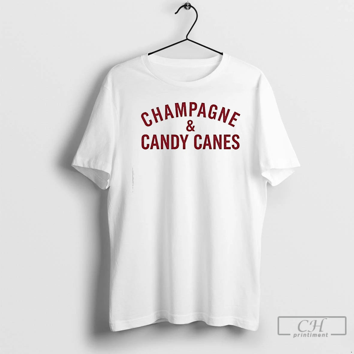 Classic Champagne And Candy Canes Holiday Christmas T-Shirts, Hoodie, Sweatshirt | RetroVerseTees.com