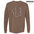 Classic Cheetah Monogram Long Sleeve Comfort Colors T-Shirt 'NLB' Hoodie, Sweatshirt | RetroVerseTees.com