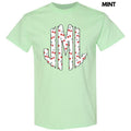 Classic Cherries Monogram Gildan Short Sleeve T-Shirt 'NLB' Hoodie, Sweatshirt | RetroVerseTees.com