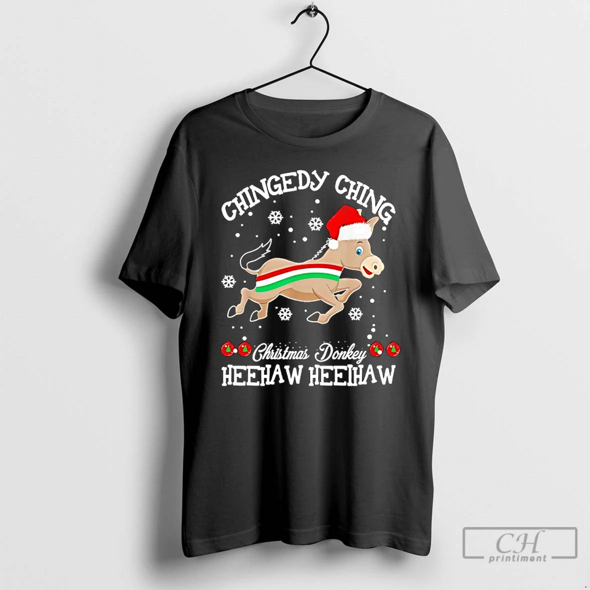Classic Chingedy Ching The Italian Christmas Donkey Heehaw T-Shirts, Hoodie, Sweatshirt | RetroVerseTees.com