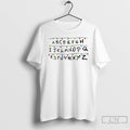 Classic Christmas Alphabet String Lights T-Shirts, Hoodie, Sweatshirt | RetroVerseTees.com