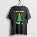 Classic Christmas Tree Light That Shit Up T-Shirts, Hoodie, Sweatshirt | RetroVerseTees.com