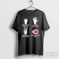 Classic Cincinnati Reds Nothing Beats Rock Beats Scissors Paper Beats Rock Scissors Beats Paper T-Shirts, Hoodie, Sweatshirt