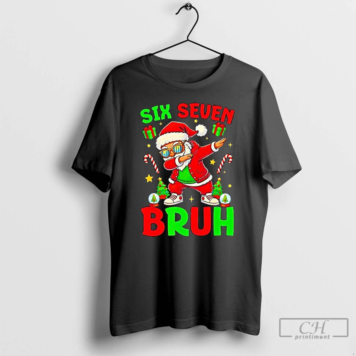 Classic Claus Posing Dab 67 Six Seven Bruh Christmas Santa 6 7 Meme T Shirts Hoodie, Sweatshirt | RetroVerseTees.com