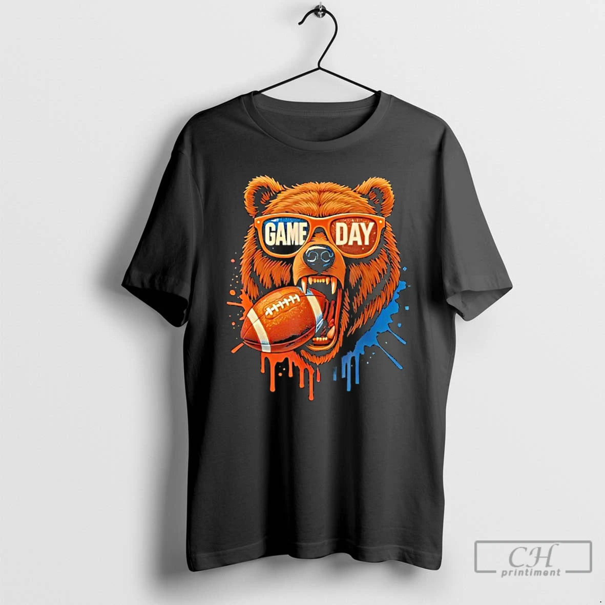 Classic Cool Game Day Bear Graphic T-Shirts, Hoodie, Sweatshirt | RetroVerseTees.com