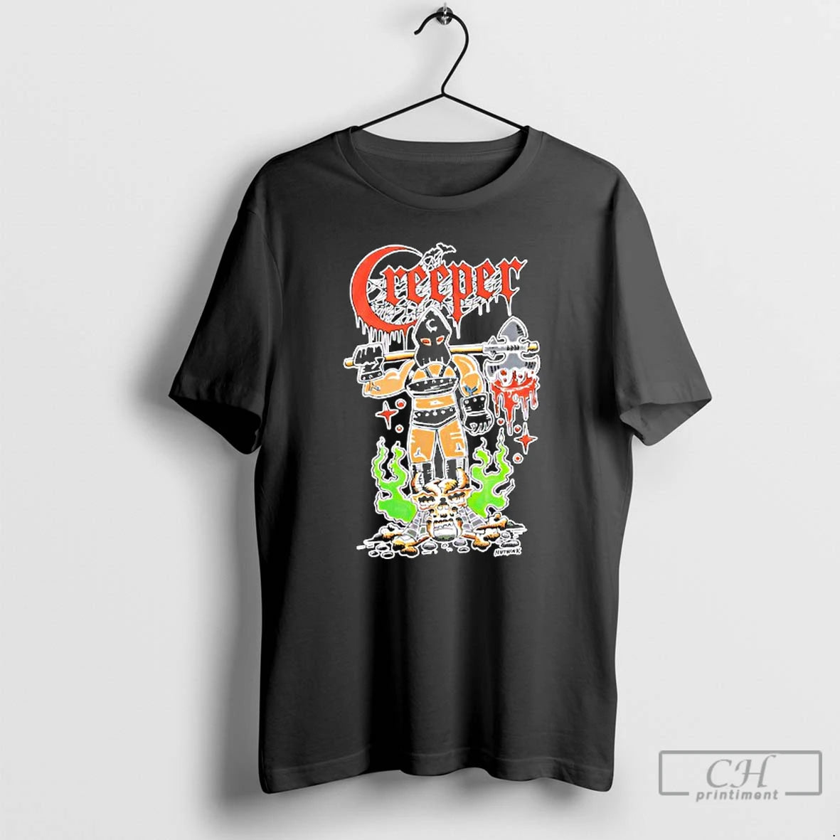 Classic Creeper Mistress Of Death Old School T-Shirts, Hoodie, Sweatshirt | RetroVerseTees.com
