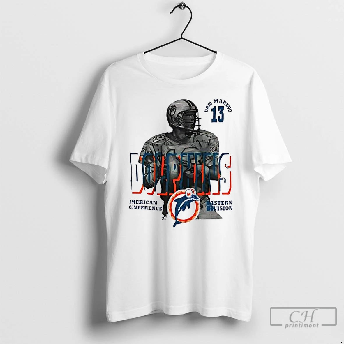 Classic Dan Marino 13 Miami Dolphins American Conference Vintage T-Shirts, Hoodie, Sweatshirt | RetroVerseTees.com
