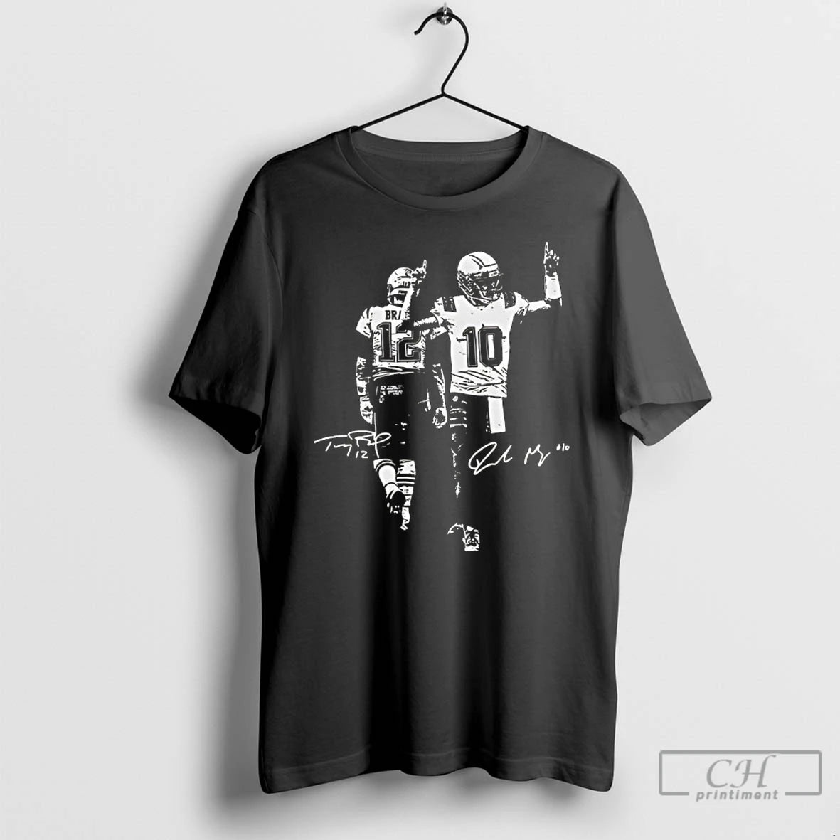 Classic Drake Maye And Tom Signature T-Shirts, Hoodie, Sweatshirt | RetroVerseTees.com