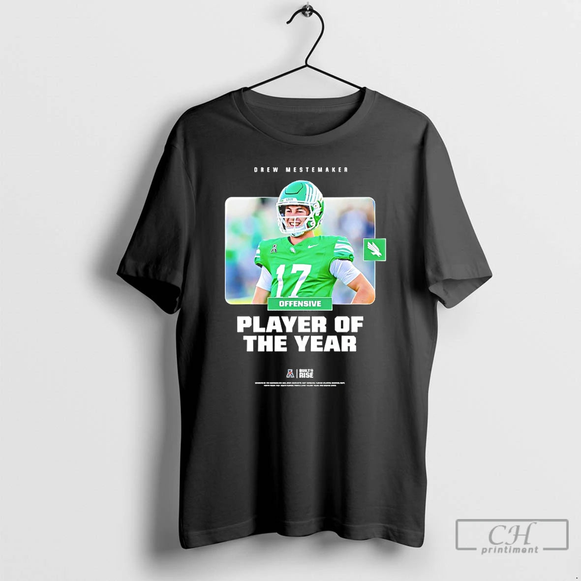 Classic Drew Mestemaker North Texas Mean Green 2025 Player Of The Year T Shirts Sweater