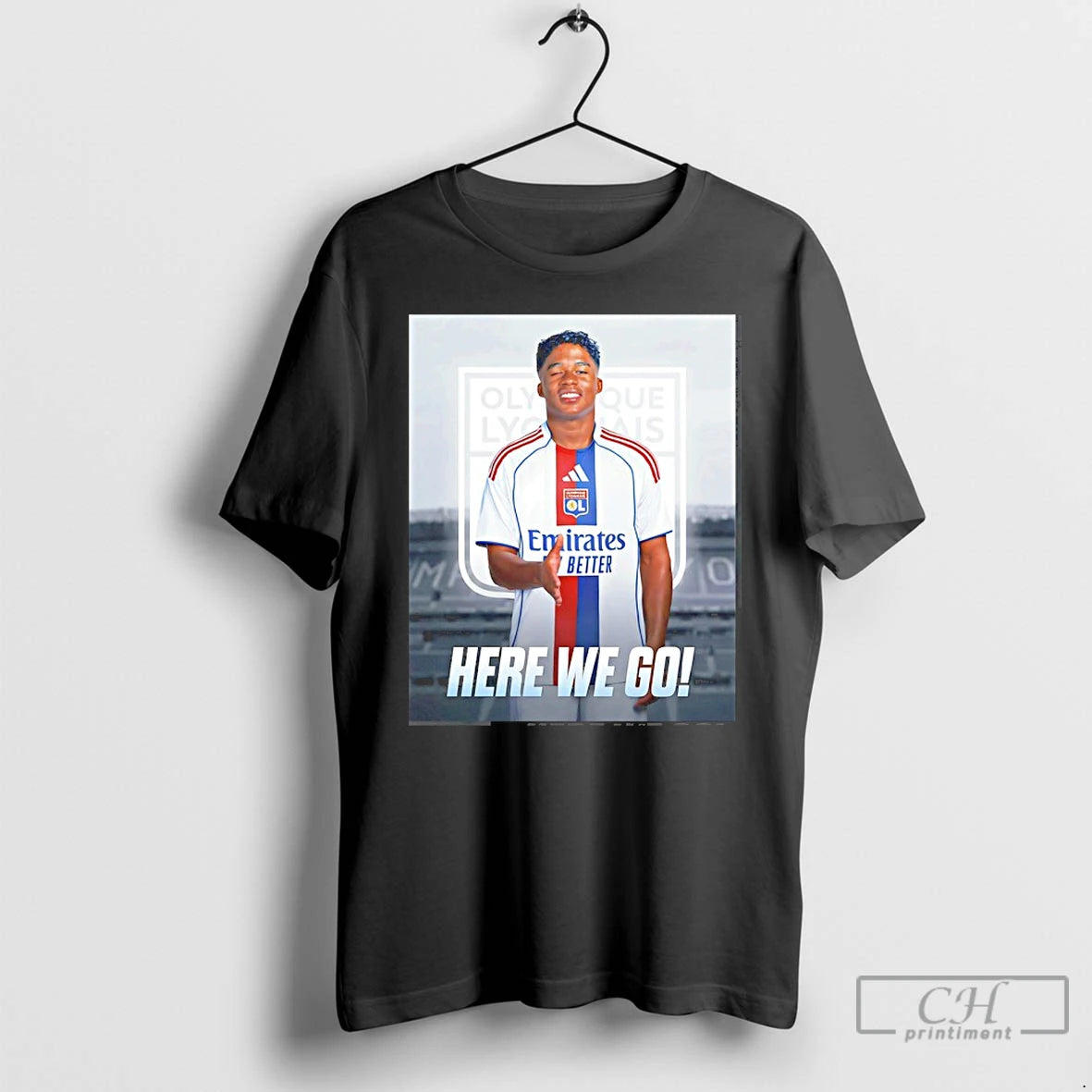 Classic Endrick To Olympique Lyon Here We Go T-Shirts, Hoodie, Sweatshirt | RetroVerseTees.com