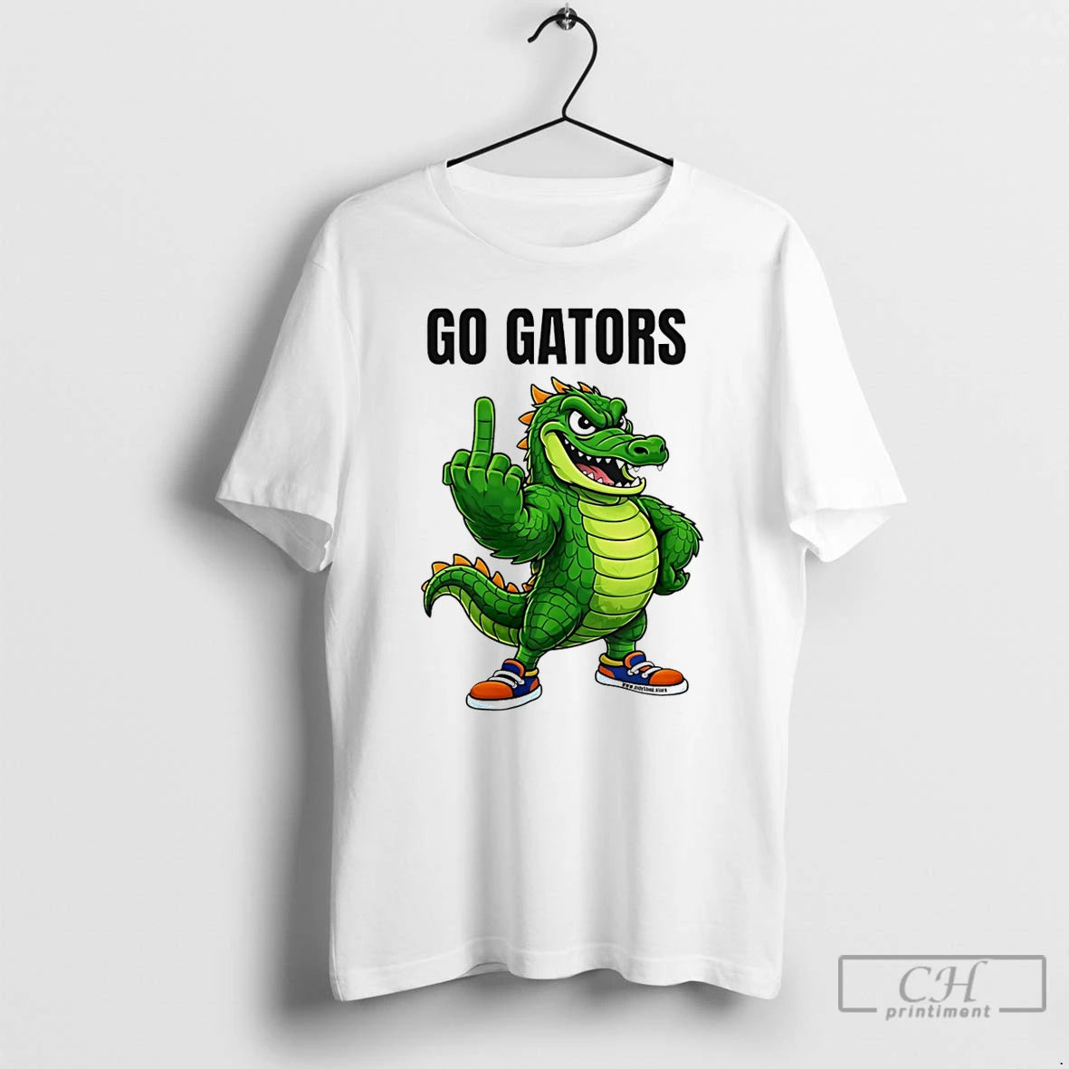 Classic Florida Gator Middle Finger Go Gators Mascot T-Shirts, Hoodie, Sweatshirt | RetroVerseTees.com