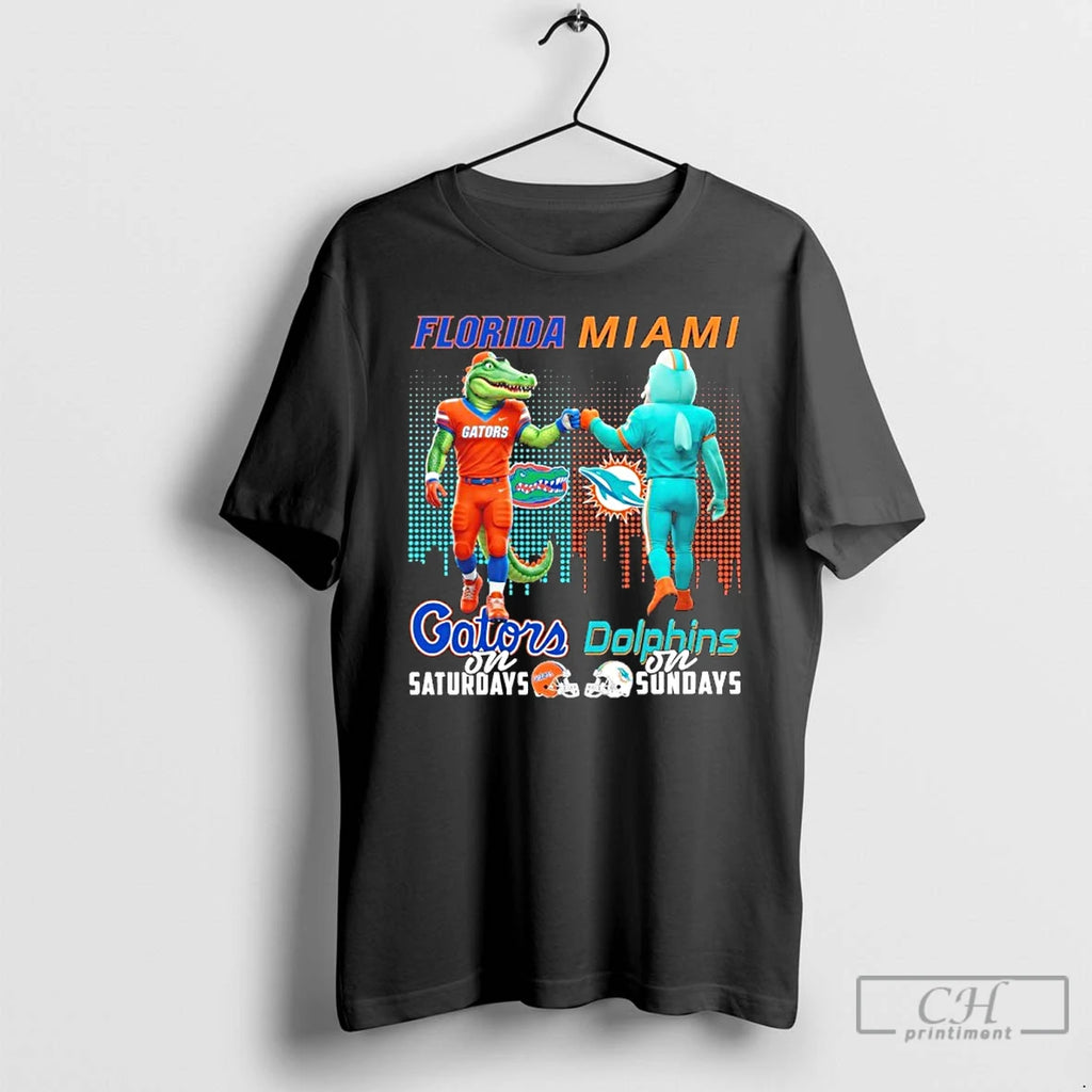 Classic Florida Gators On Saturdays X Miami Dolphins On Sundays