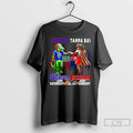 Classic Florida Gators On Saturdays Vs Tampa Bay Buccaneers On Sundays Mascot Skyline Christmas T-Shirts, Hoodie, Sweatshirt