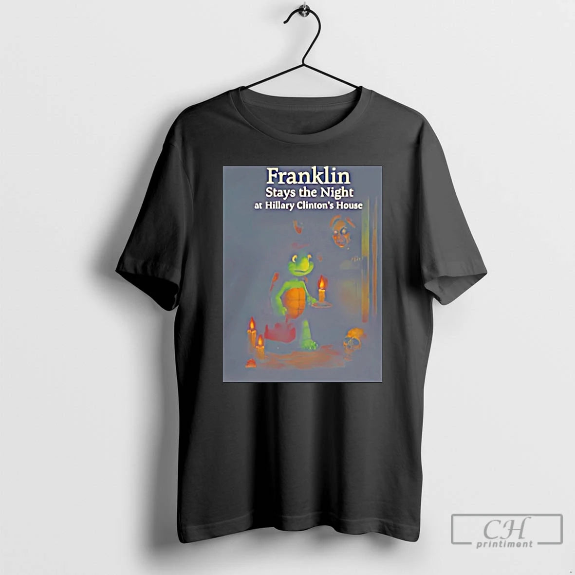 Classic Franklin Stays The Night At Hillary Clintons House Christmas T-Shirts, Hoodie, Sweatshirt | RetroVerseTees.com