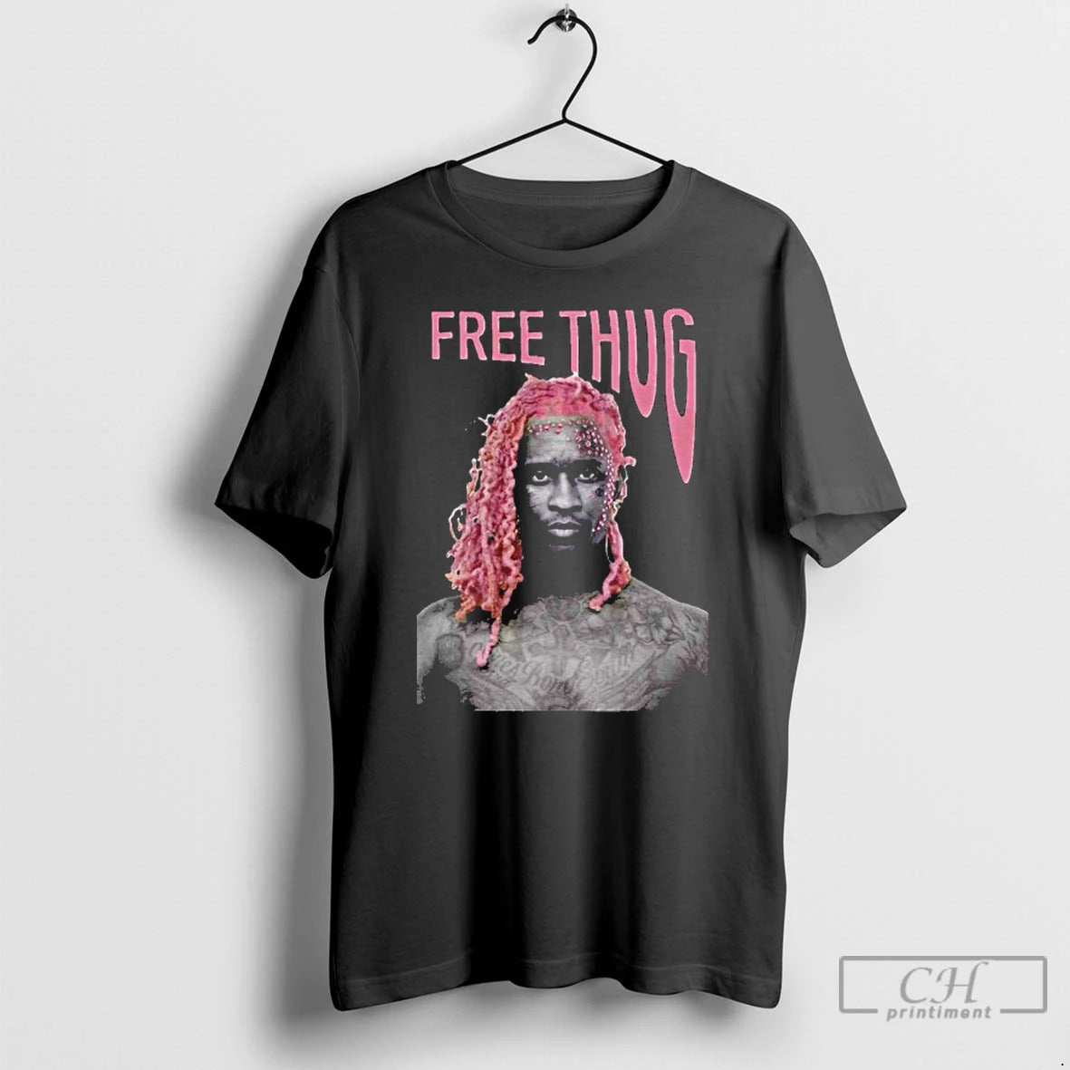 Classic Free Young Thug Portrait T Shirts Hoodie Longsleeve