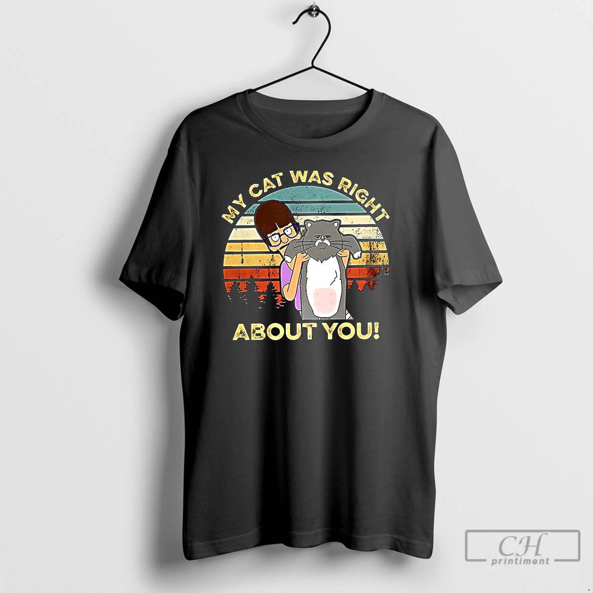 Classic Gayle Tales My Cat Was Right About You Cartoon Vintage T-Shirts, Hoodie, Sweatshirt | RetroVerseTees.com