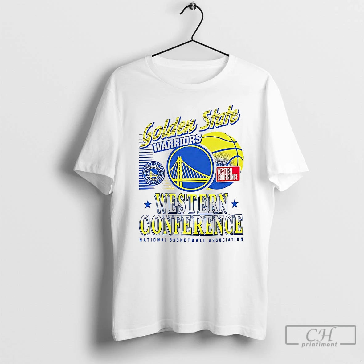 Classic Golden State Warriors Nba Western Conference Logo And Ball T-Shirts, Hoodie, Sweatshirt | RetroVerseTees.com