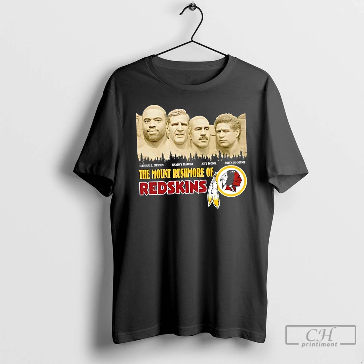 Classic Green Baugh Monk Riggins The Mount Rushmore Of Washington Commanders T Shirts Hoodie Longsleeve