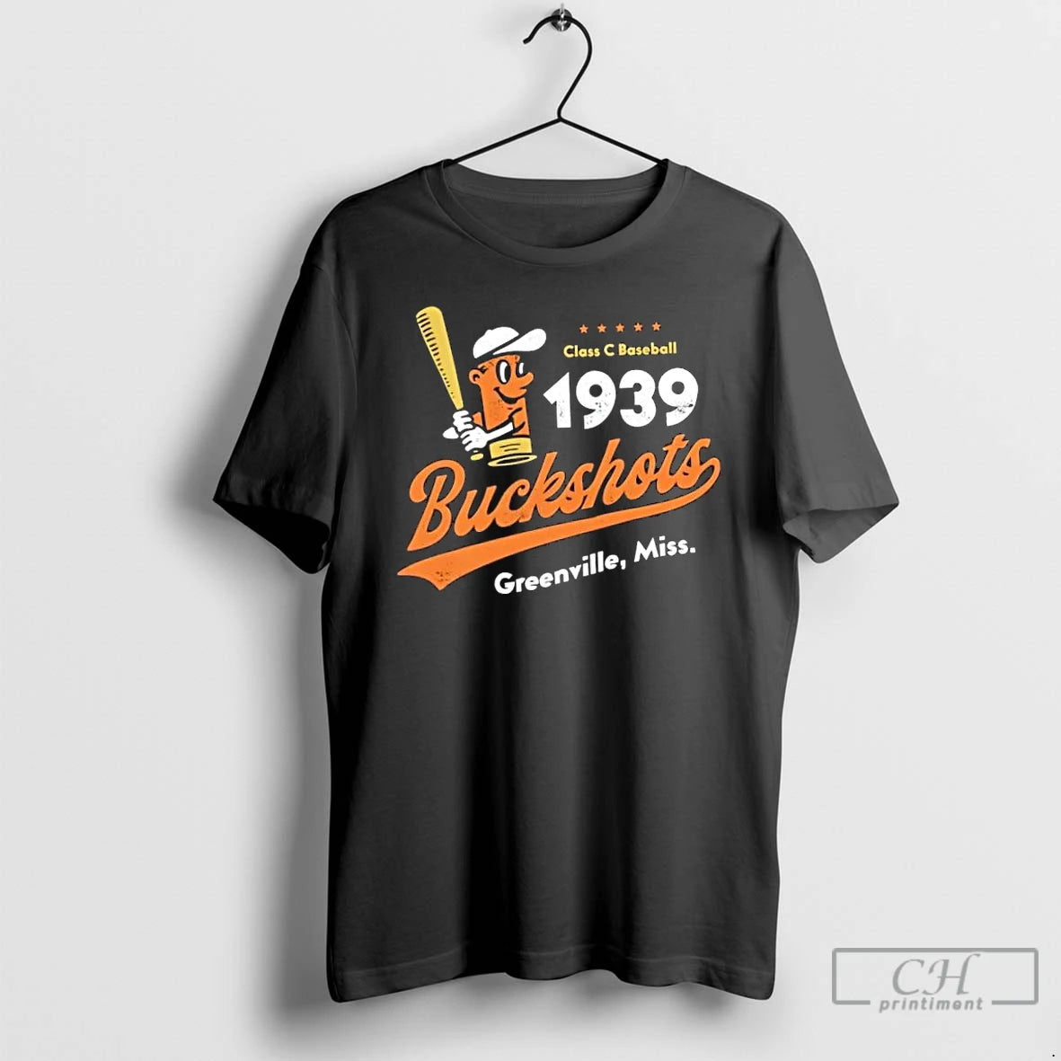 Classic Greenville Buckshots Mississippi Vintage Defunct Baseball Teams T Shirts Hoodie Longsleeve