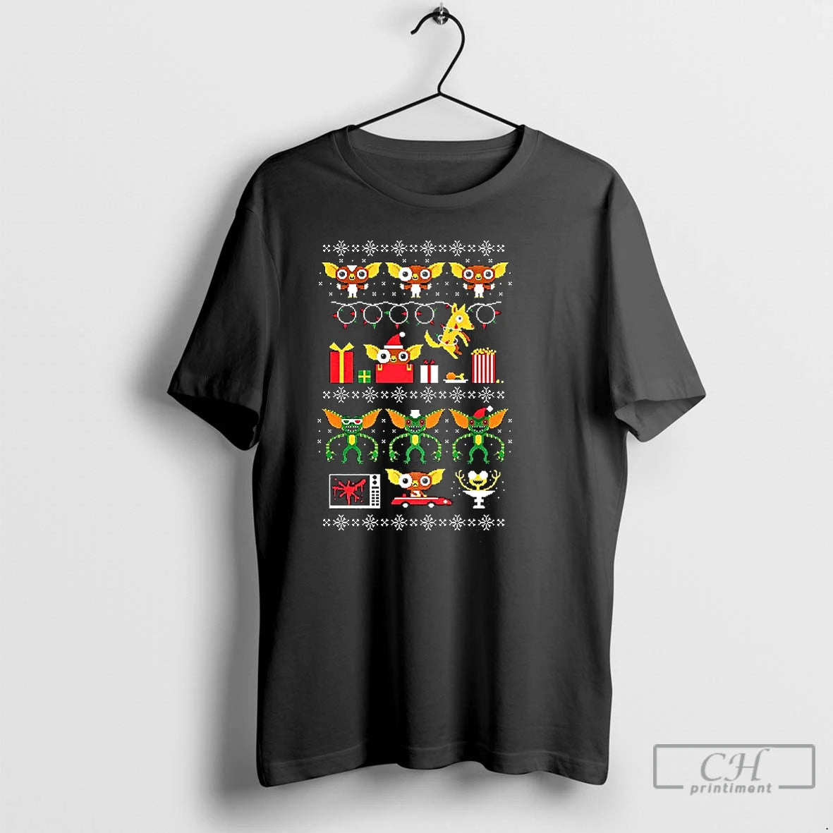 Classic Gremlins Cookies After Midnight Ugly Christmas Jumper T-Shirts, Hoodie, Sweatshirt | RetroVerseTees.com
