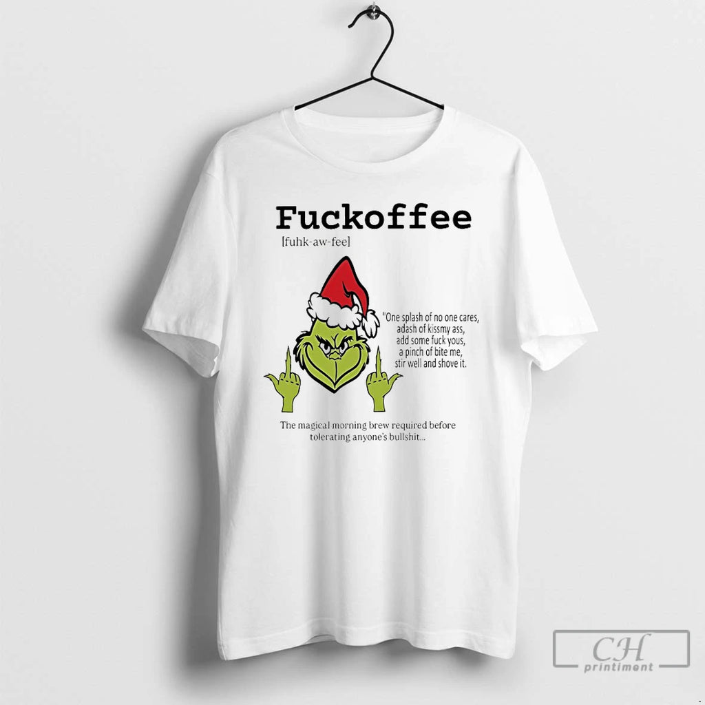Classic Grinch Fuckoffee Christmas 2025